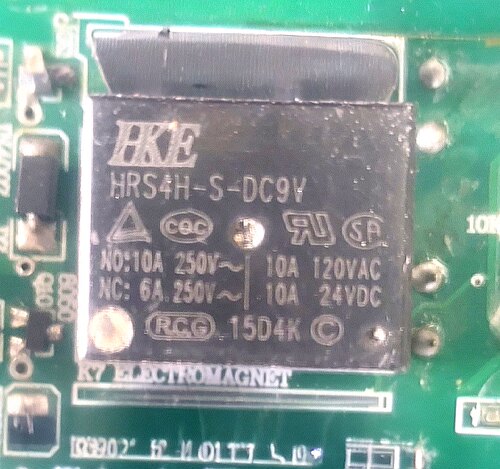 HRS4H-S-DC9V 5脚位 通用款继电器Y3F-SS-109D 5脚9伏 完美匹配