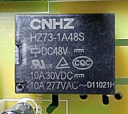 HZ73-1A48S 48伏 通用款继电器HF3FF-048-1HST（068）4脚 全新
