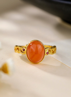 S925银镀18K金镶嵌天然和田玉小圆钉简约小清新日常百搭女士耳钉