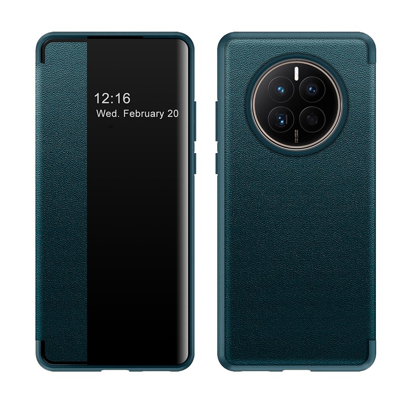 华为mate50手机壳cet一al60翻盖皮套ma七e50e商务mt5o盒迈特五十cet