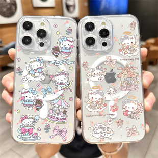 HelloKitty磁吸适用vivoS30Promini手机壳s20pro卡通s21女生s19pro可爱s18新款s17e/s16外壳S15/S12保护套S10