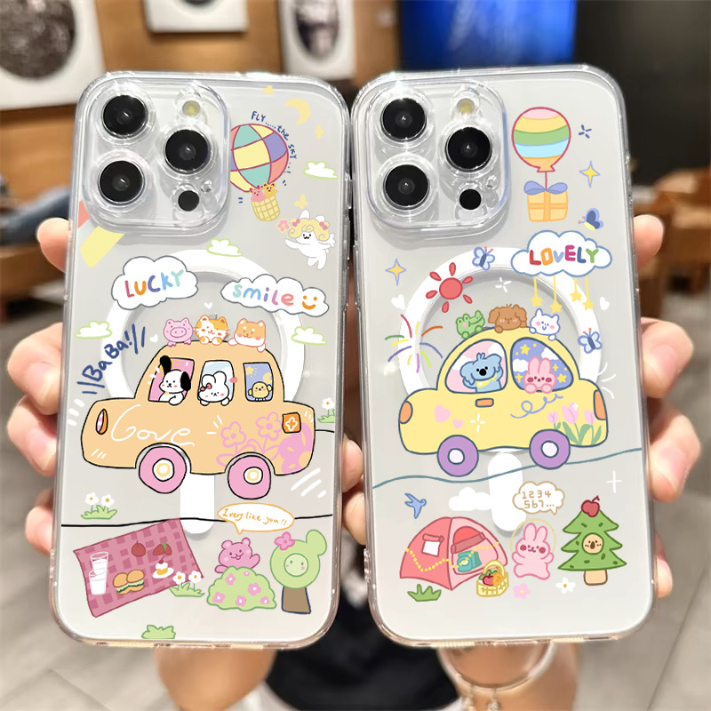 磁吸magsafe适用OPPOA5Pro手机壳A3x可爱A1/a2m卡通a98/A97女a96/a95闺蜜a93s/a92保护套a58/a575G软a9x/a11x