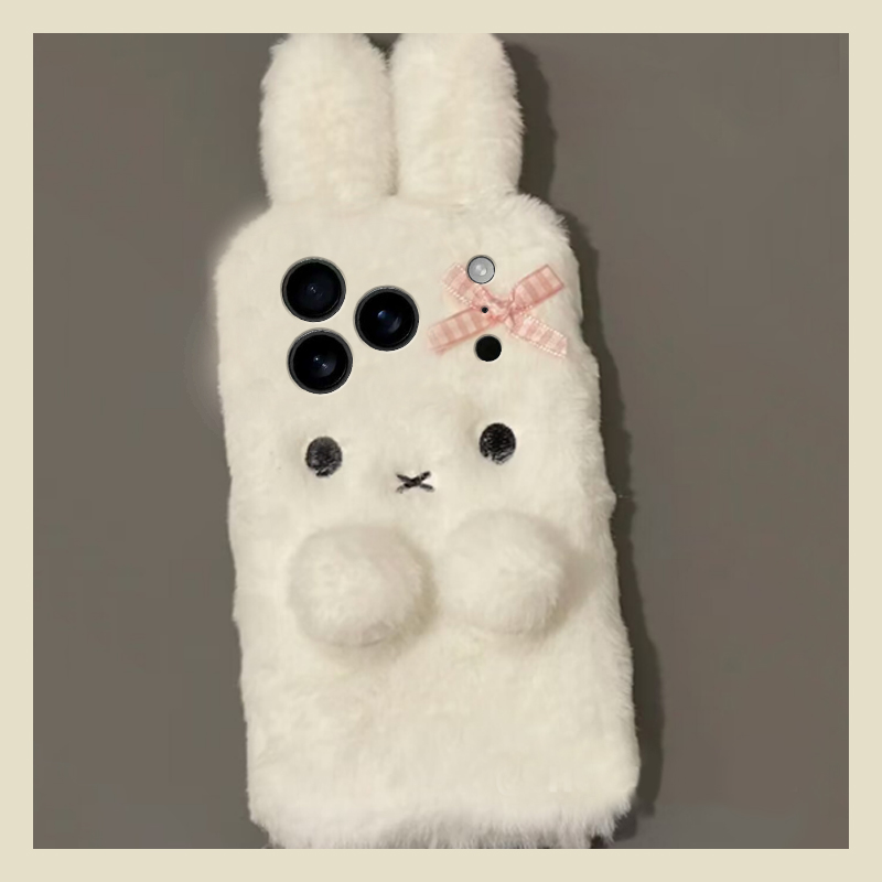 适用OPPOA5Pro毛绒手机壳A3x可爱a98/A97秋冬a96/a95新款a93s/a92s立体a58/a575G蝴蝶结a56/a55女a35卡通A11X