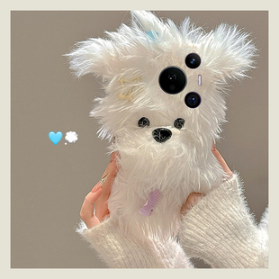 X40GT立体play9c 8t秋冬x30 x20新款 适用华为荣耀x70 9x毛茸茸PLAY7t 毛绒款 x10 6T卡通5女 x60pro手机壳x50i