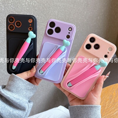 带触屏笔的适用OPPOA5Pro手机壳A3x可放唇彩唇釉口红a98/A97创意a93s/a92s女a96/a95新款a58/a575G创意a56/a1