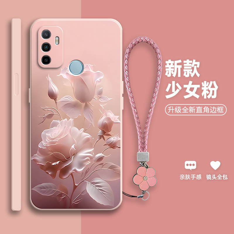 沙龙玫瑰适用oppoa11s手机壳A32新款硅胶OPPO全包套oppa软0pp0opp0ppoA爆款opa防摔男女机opopa外壳加钢化膜