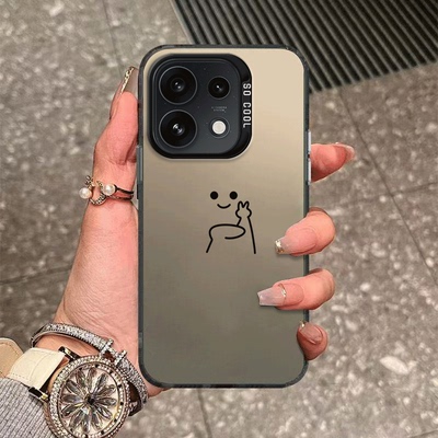 适用OPPOReno16手机壳Reno16Pro比耶彩银磨砂全包p防摔por保护套opporone男opopreno女pr0新款opreno外壳oppo