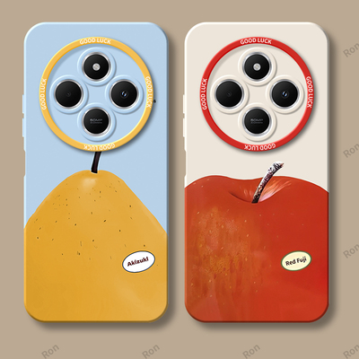 创意梨子适用红米14r手机壳小米Redmi14R5G防摔2411DRN47C硅胶5G全包套男女十四r14新款外壳送钢化膜老人用潮