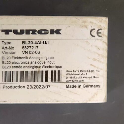 TURCK模块BL20-4AI-U/I模块