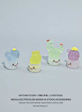 创意夜光植物向日葵萌粒摆件