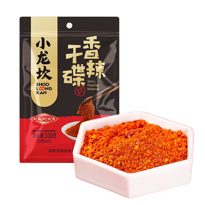 小龙坎干碟蘸料100g*2四川烧烤火锅串串香辣干碟蘸料辣椒面小包