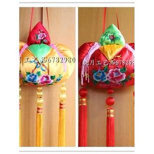 庆阳香包双面刺绣大荷包大挂件特色民俗手工艺品吉祥挂件饰品特价