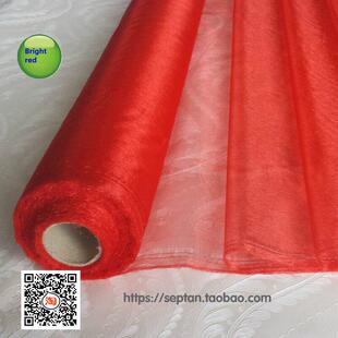 红纱布婚纱纱布婚礼装饰纱布帷幕活动场地布置纱布拱门纱布1.5米