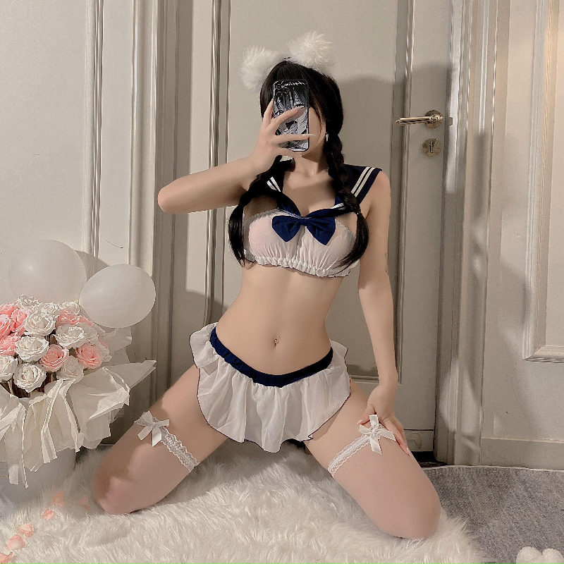 性感女仆制服内衣JK超短裙甜美纯欲可爱新款校园水手qqny套装居家