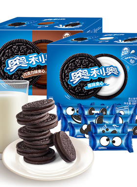 奥利奥饼干夹心 巧克力 原味582g 独立12小包 早餐下午茶休闲零食
