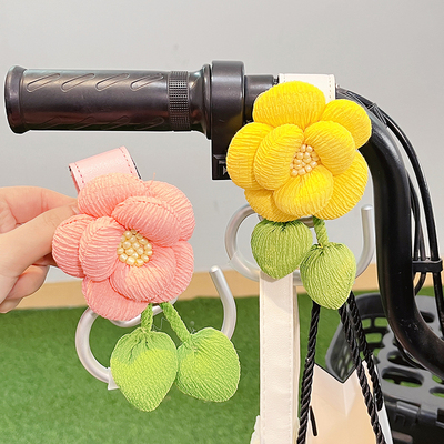 电动车专用挂钩强力承重可爱花朵