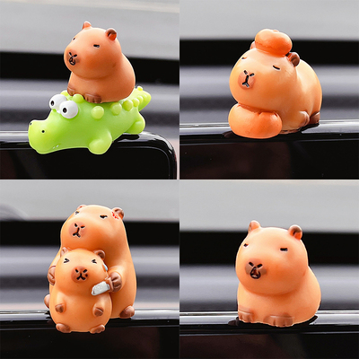 汽车显示屏摆件卡皮巴拉可爱卡通