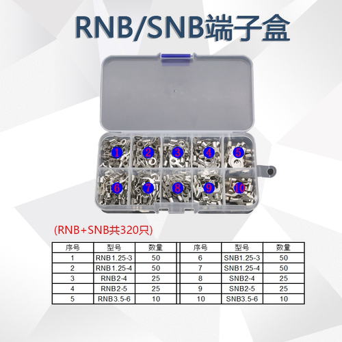 RNB/SNB冷压端子套装盒欧式接线