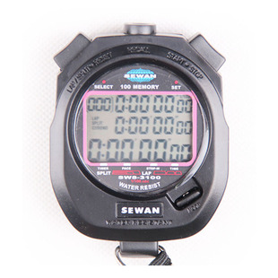 世运秒表SEWAN SW8-3100三排100道计时器跑步运动秒表 厂家直销