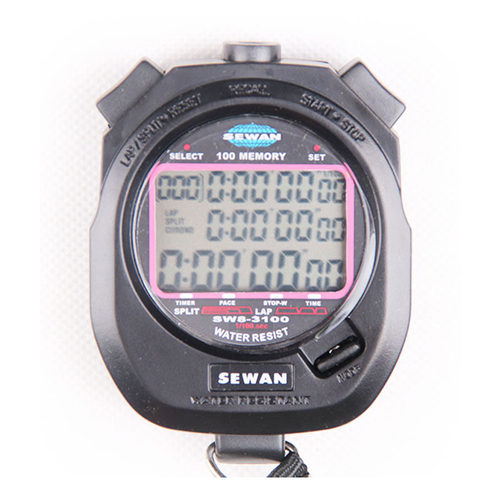 世运秒表SEWAN SW8-3100三排100道计时器跑步运动秒表 厂家直销
