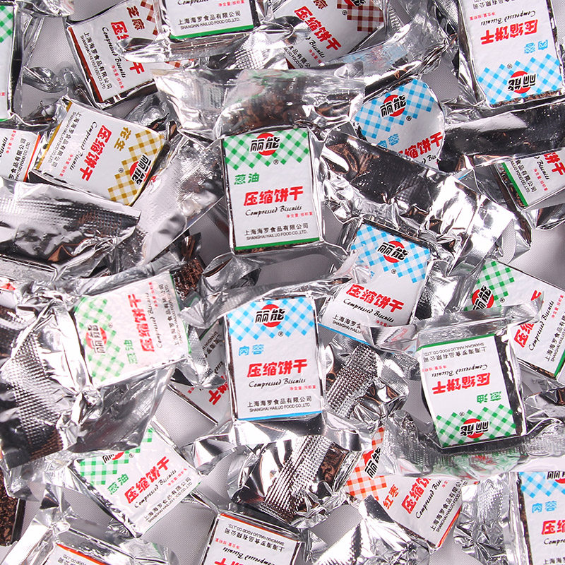 丽能压缩饼干户外代餐饱腹即食品干粮小包装囤货应急口粮整箱包邮