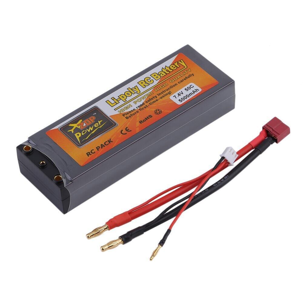 ZOP4000/5000/6000/7000/8000/9000mAh2S7.4V30C60C硬壳车模锂电