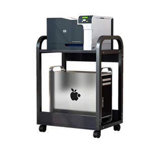 办公室用电脑主机托架机箱底座打印机置物架多功能收纳架子可移动