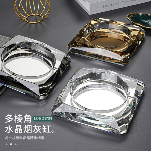 水晶玻璃定制客厅家用轻奢高级感