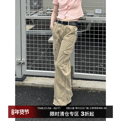 CountryMoment美式微喇工装裤