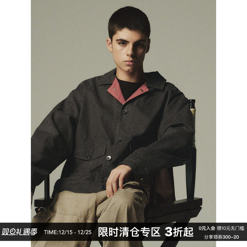 CountryMoment复古撞色洗水外套