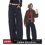 分割设计全棉复古工装 裤 宽松阔腿直筒裤 CountryMoment 百搭休闲裤