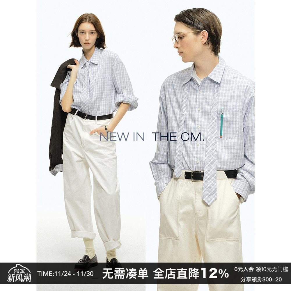 CountryMoment复古格纹长袖衬衫