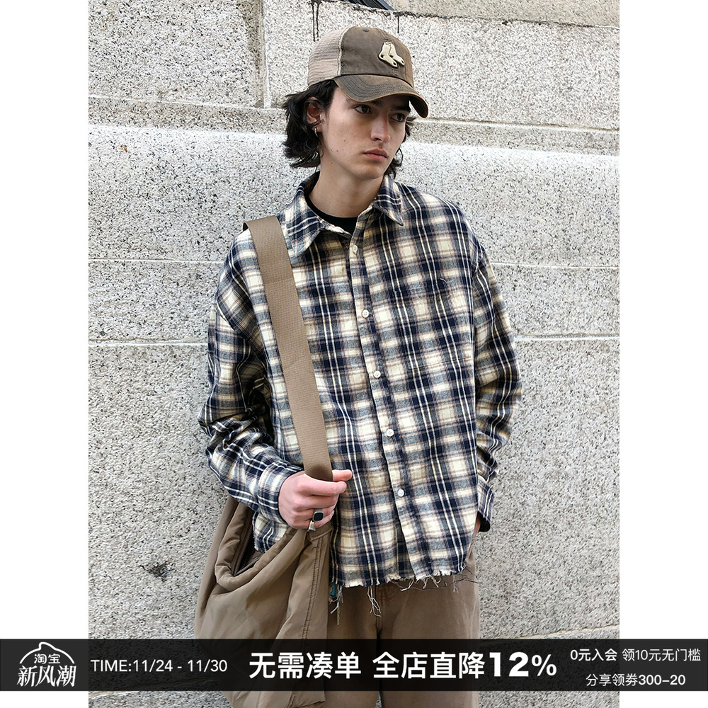 CountryMoment格纹磨毛衬衫