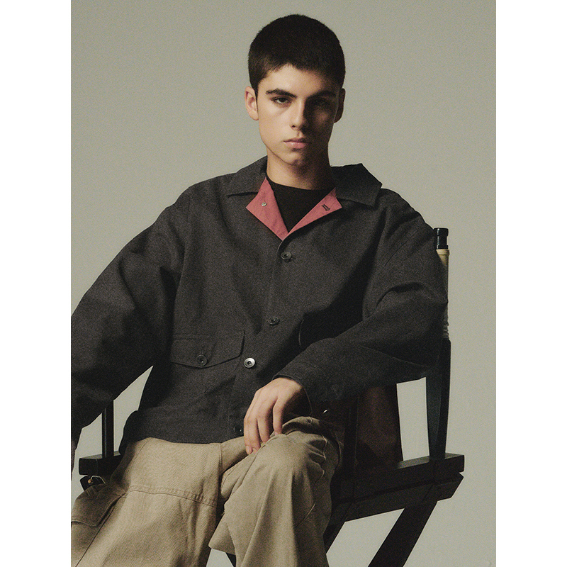 CountryMoment复古撞色洗水外套