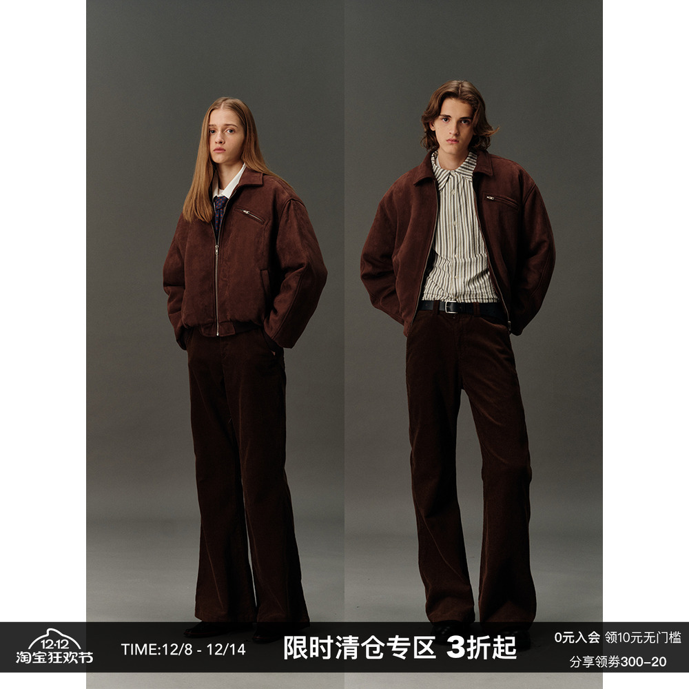 CountryMoment麂皮棉服