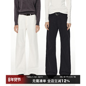 女cleanfit微弹休闲马蹄裤 CountryMoment 显瘦显高微喇叭牛仔长裤