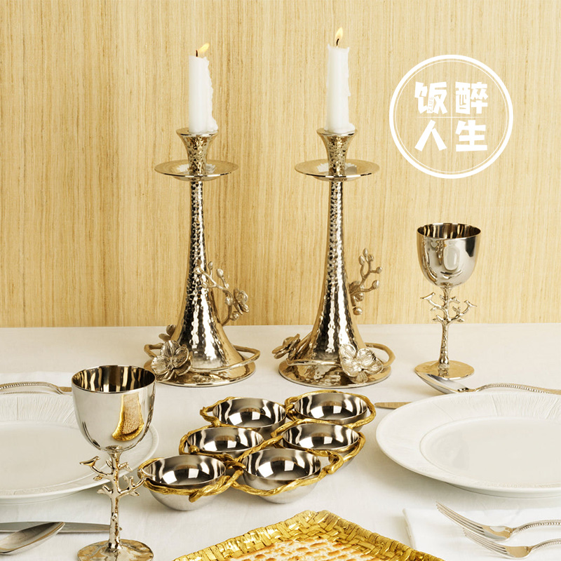 设计师品牌手工艺术复古烛台摆件