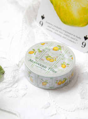 布几岛韩国授权BOKI和纸胶带手账素材复古牛仔缝线摩洛哥2025新品