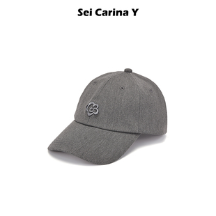 Y花朵logo刺绣棒球帽款 Carina 遮阳防晒鸭舌帽 Sei 吴谨言同款