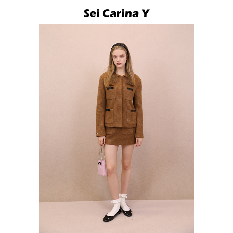 SeiCarinaY多口袋蝴蝶结套装