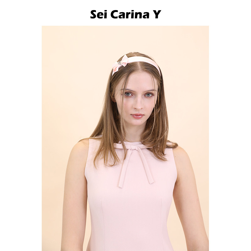Sei Carina Y纸序系列真丝蝴蝶结发箍女头箍发饰不勒头小众设计
