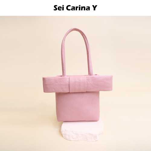 SeiCarinaY荔枝纹皮质公主包