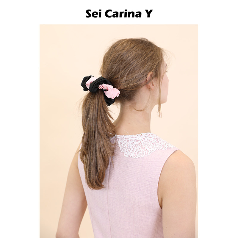 Sei Carina Y发圈头绳大肠圈女发饰扎发百搭甜美春夏新款闺蜜礼物