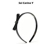 Y蝴蝶结醋酸细发箍女甜美百搭不勒头简约头箍洗脸新款 Sei Carina