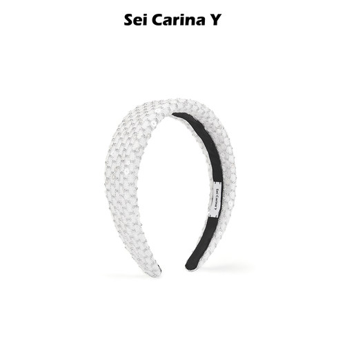 SeiCarinaY网状珠片宽版发箍