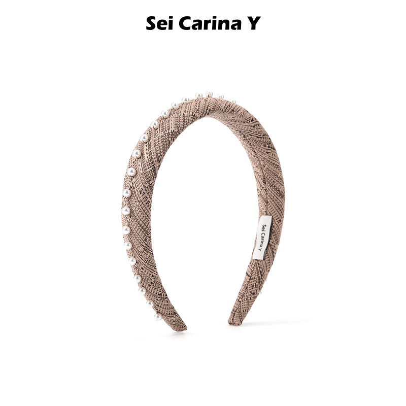 SeiCarinaY手工珍珠细发箍