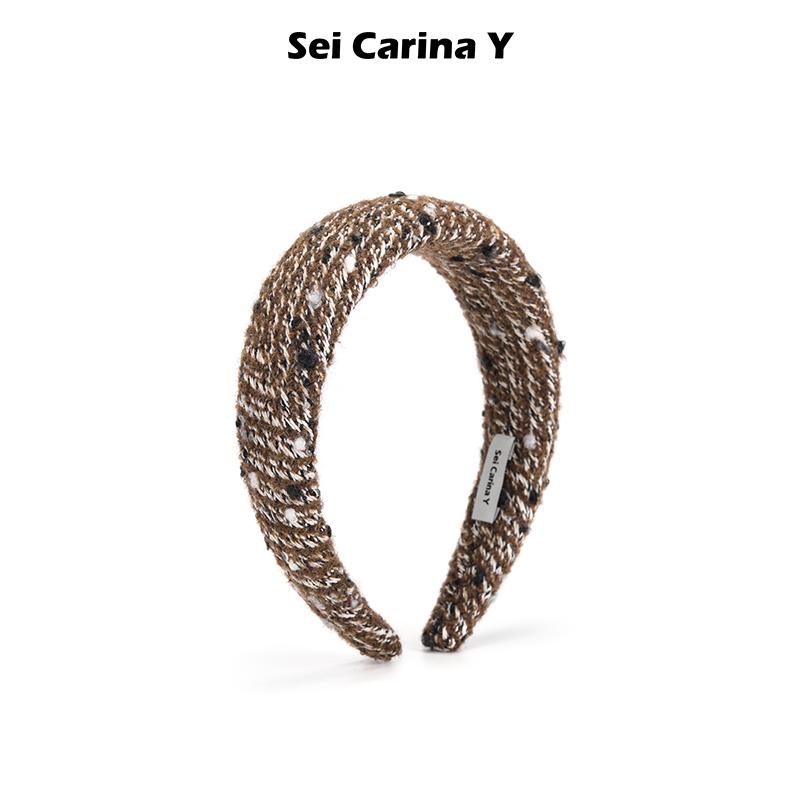 SeiCarinaY拼色毛线发箍