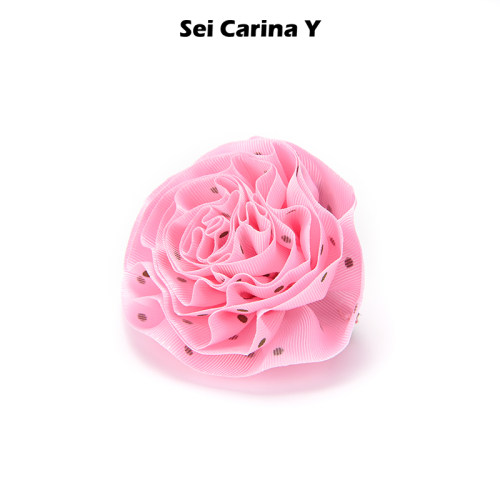 SeiCarinaY斑点花朵发夹