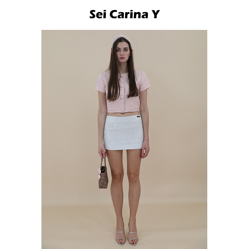 SeiCarinaY流苏装饰短款上衣