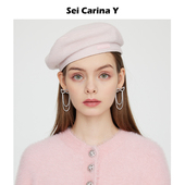 复古毛呢贝雷帽女秋冬季 小众设计感大帽围帽子 Carina 2折 Sei